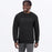 FXR MITERED COTTON CREWNECK SWEATSHIRT in Black Ops