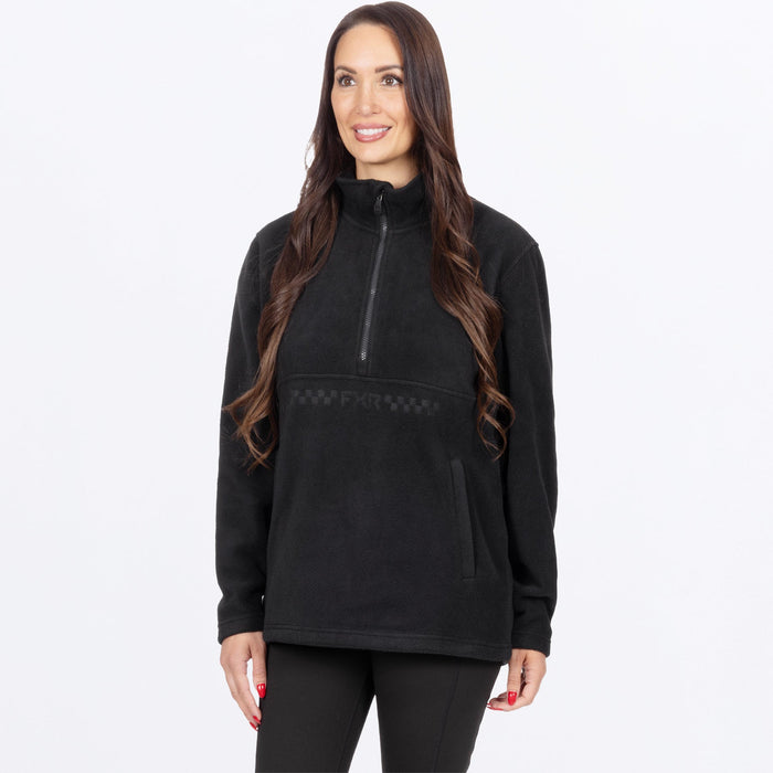 FXR WOMEN'S ASPEN 1/4 ZIP FLEECE in Black