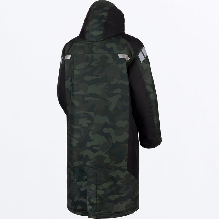 FXR MEN’S WARM-UP COAT 2025 - Army Camo/Titanium