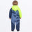 FXR INFANT KICKER SNOWSUIT in Steel/HiVis