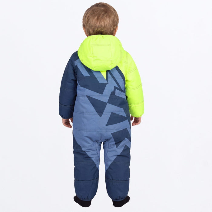 FXR INFANT KICKER SNOWSUIT in Steel/HiVis