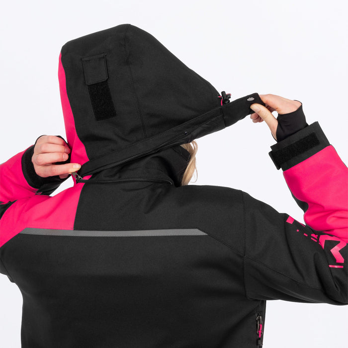 FXR Women's Revo F.A.S.T.™ Monosuit in Black/Razz