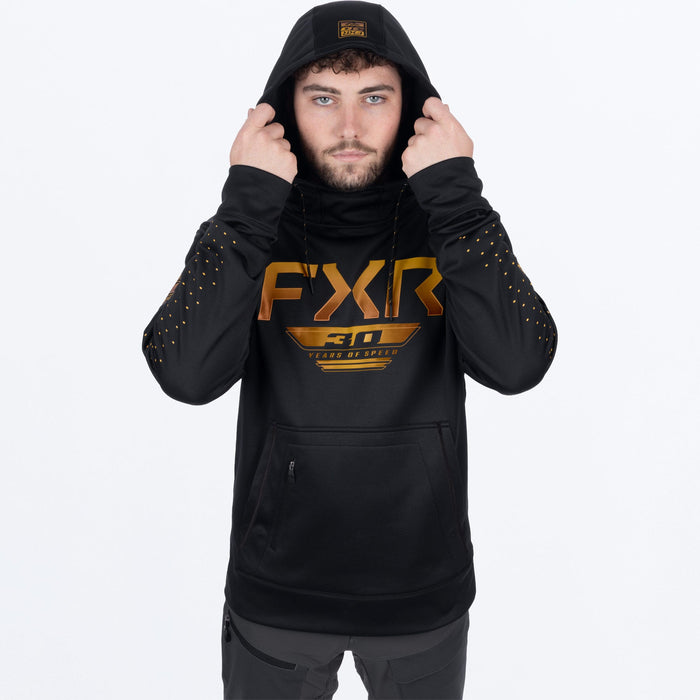 FXR 30 YEARS OF SPEED TECH PULLOVER HOODIE 2025 - Black/Kash