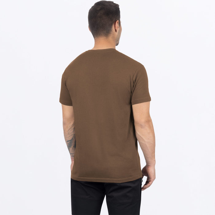 FXR VICTORY PREMIUM T-SHIRT in Teak/Black