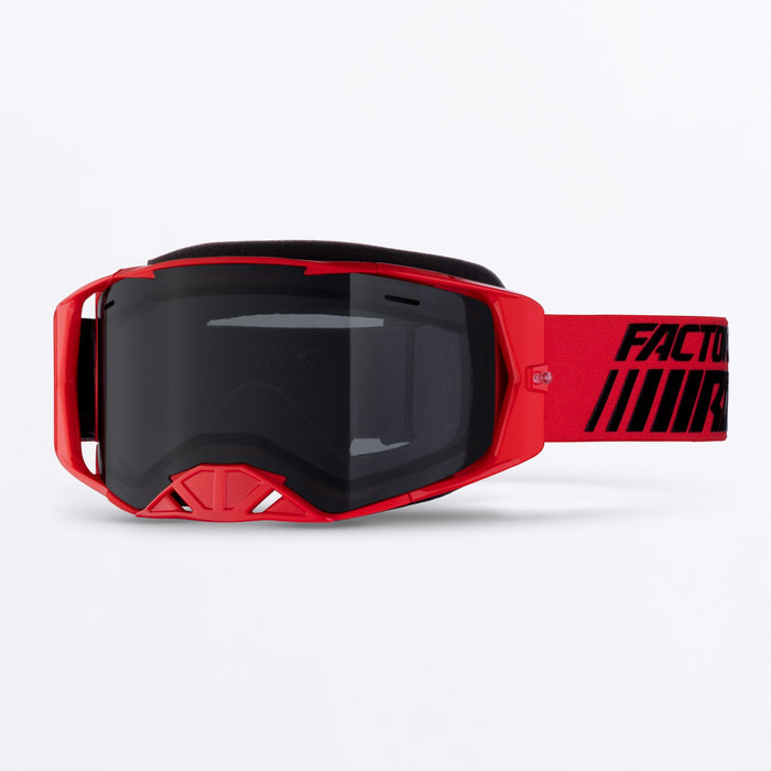 FXR Factory Ride Snow Goggle inRed
