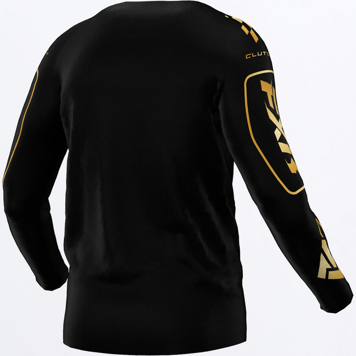 FXR CLUTCH JERSEY 2025 in Black/Gold