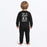 FXR INFANT STACK ONESIE in Black