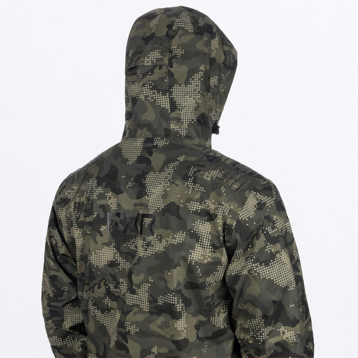 FXR ADVENTURE LITE TRI-LAMINATE JACKET in Army Drift Camo