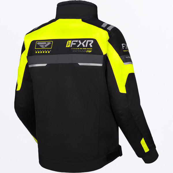 FXR Octane RF Jacket in Black/HiVis