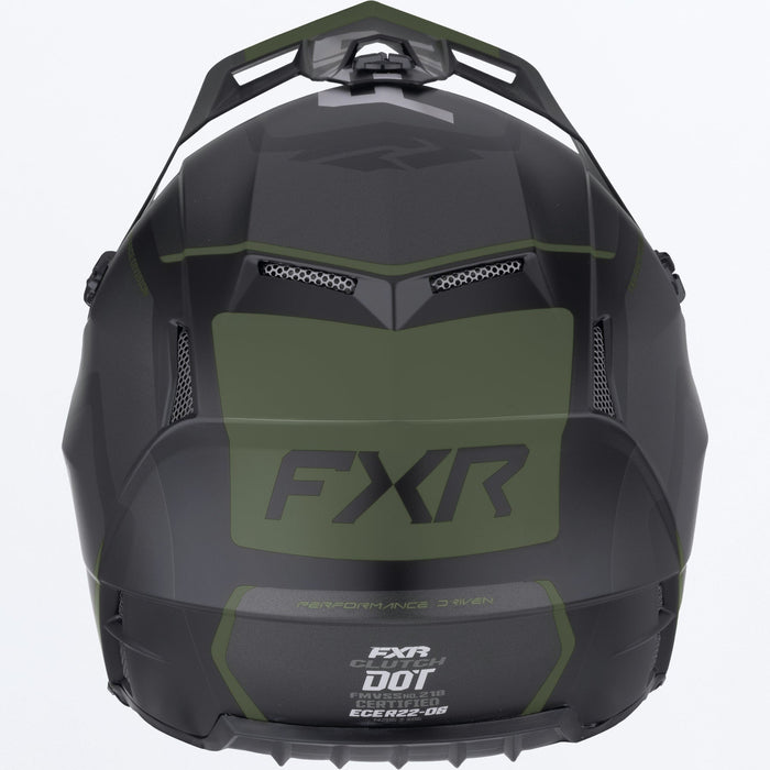 FXR CLUTCH EVO HELMET 2025 - Black/Army