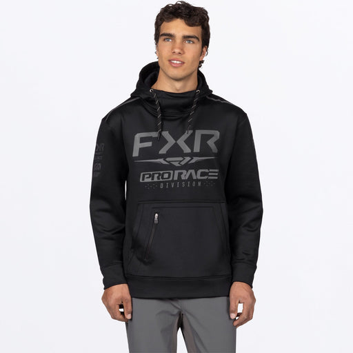 FXR RACE DIVISION TECH PULLOVER HOODIE in Black Ops