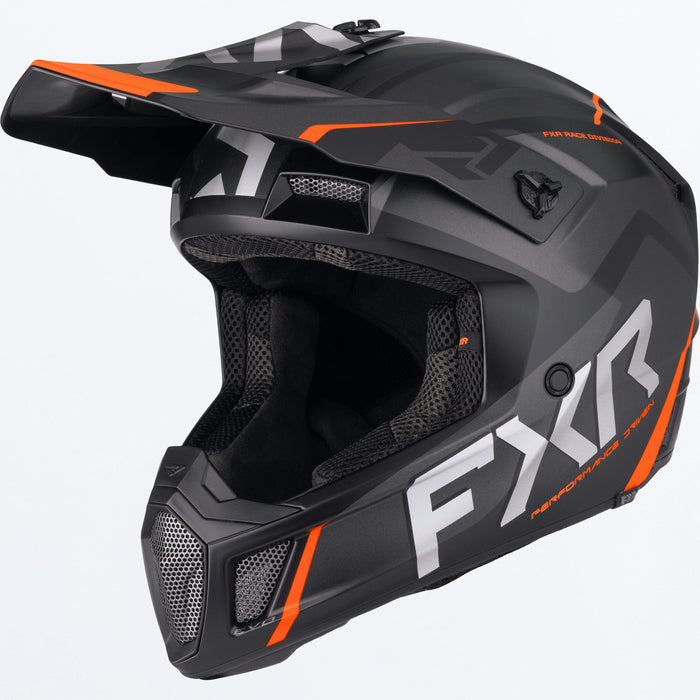 FXR CLUTCH EVO HELMET 2025 - Black/Orange