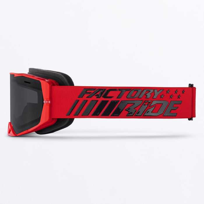 FXR Factory Ride Snow Goggle inRed