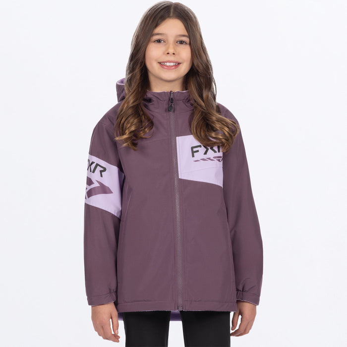 FXR YOUTH ASCEND REVERSIBLE JACKET in Grape/Lavender