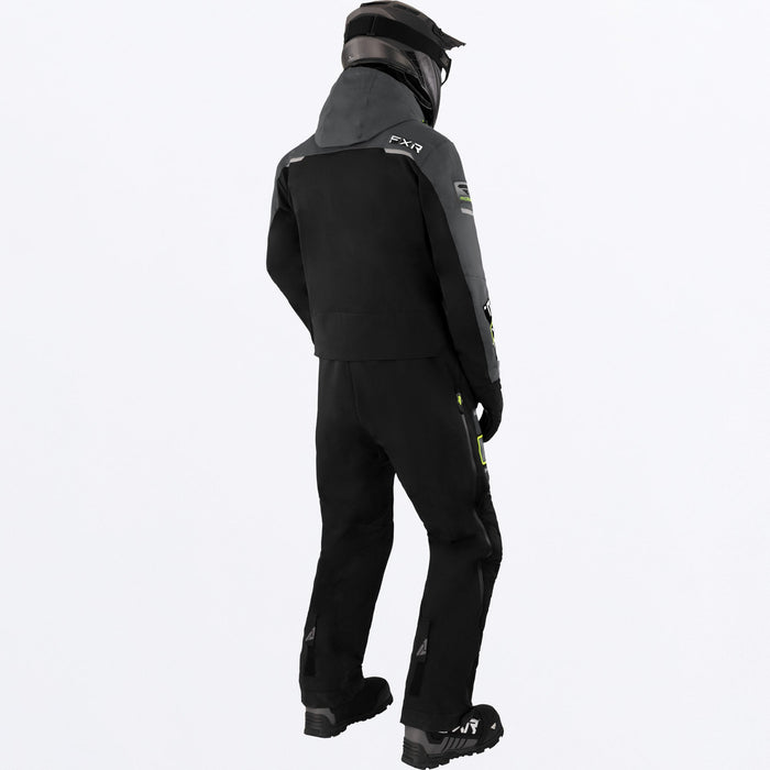 FXR Maverick F.A.S.T. Insulated Monosuit in Black/Char/HiVis