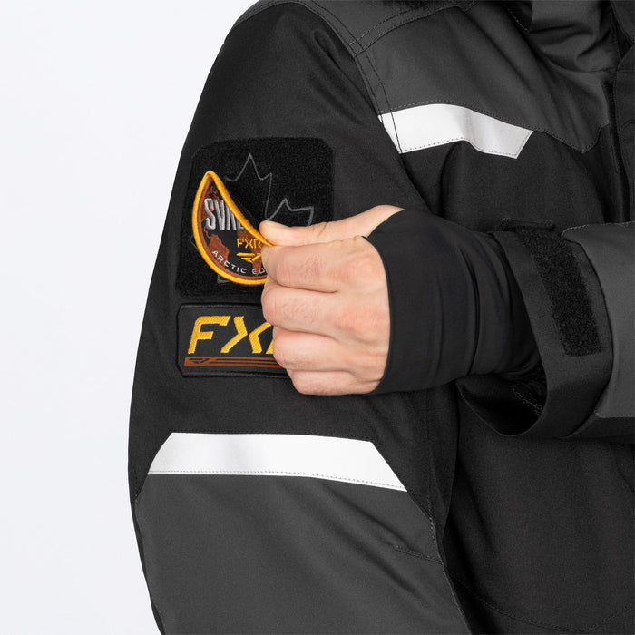 FXR SVALBARD F.A.S.T.™ Insulated Monosuit inBlack/Asphalt/Kash