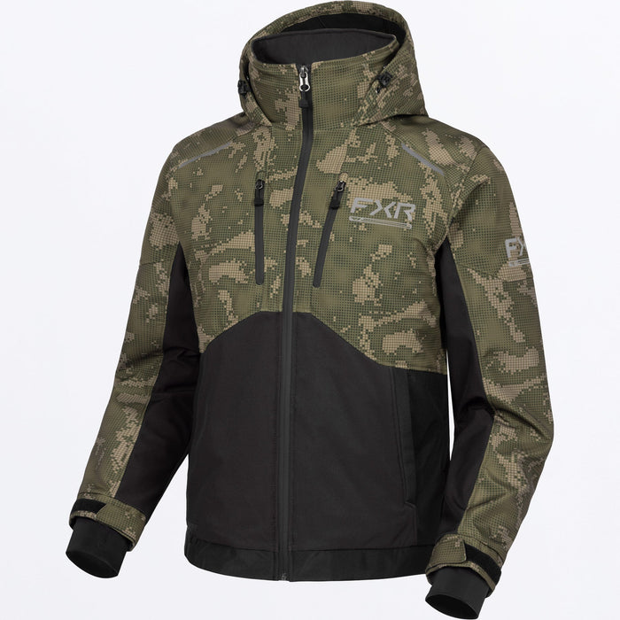 FXR Evolution FX F.A.S.T.™ Tech Shell Jacket 2026Moss Shift Cover/Blk
