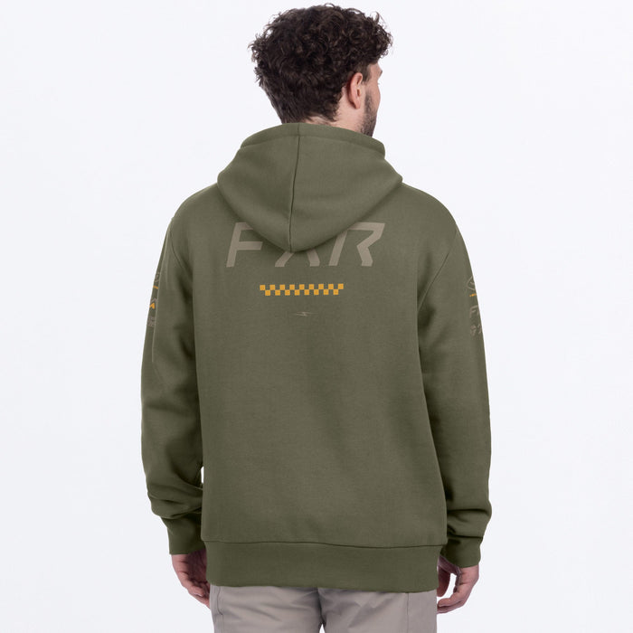 FXR STACK COTTON PULLOVER HOODIE 2025 - Moss/Stone