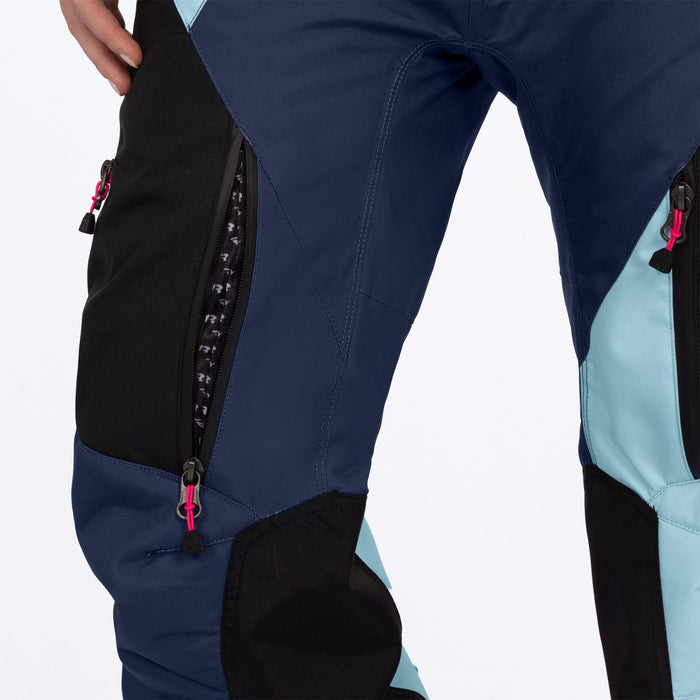 FXR Women's Cold Cross CX F.A.S.T.™ Monosuit in Midnight/Maui/Razz