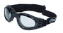 GLOBAL VISION ADVENTURE SUNGLASSES in Black - Clear Lens