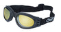 GLOBAL VISION ADVENTURE SUNGLASSES in Black - Yellow Lens