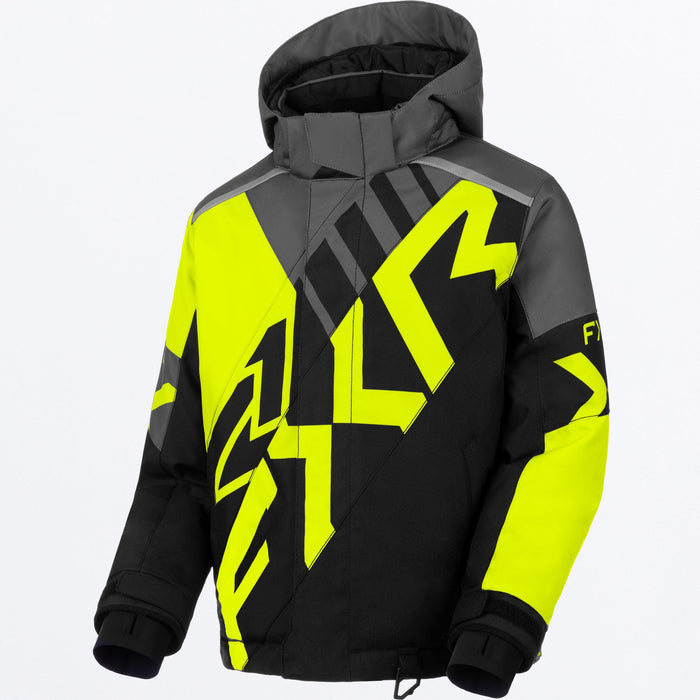 FXR YOUTH COLD CROSS CX JACKET 2025 - HiVis/Black/Charcoal