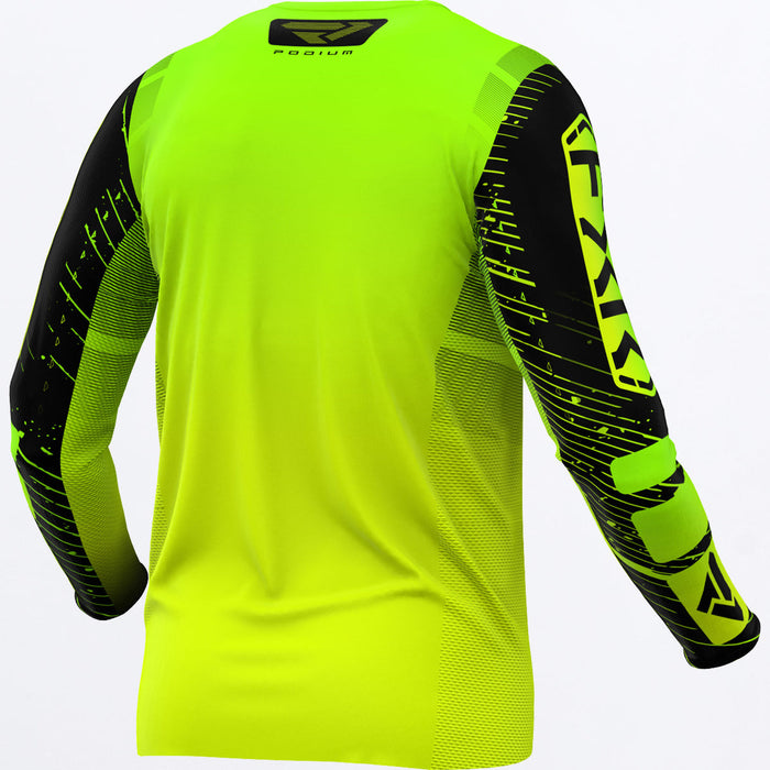 FXR PODIUM JERSEY 2025 in HiVis/Lime/Black