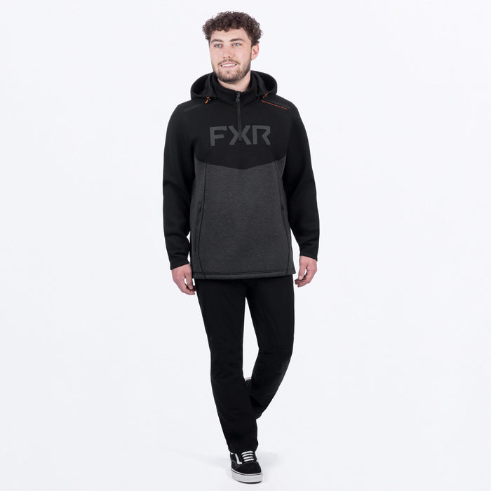 FXR ALTITUDE TECH 1/4 ZIP HOODIE 2025 - Black/Char
