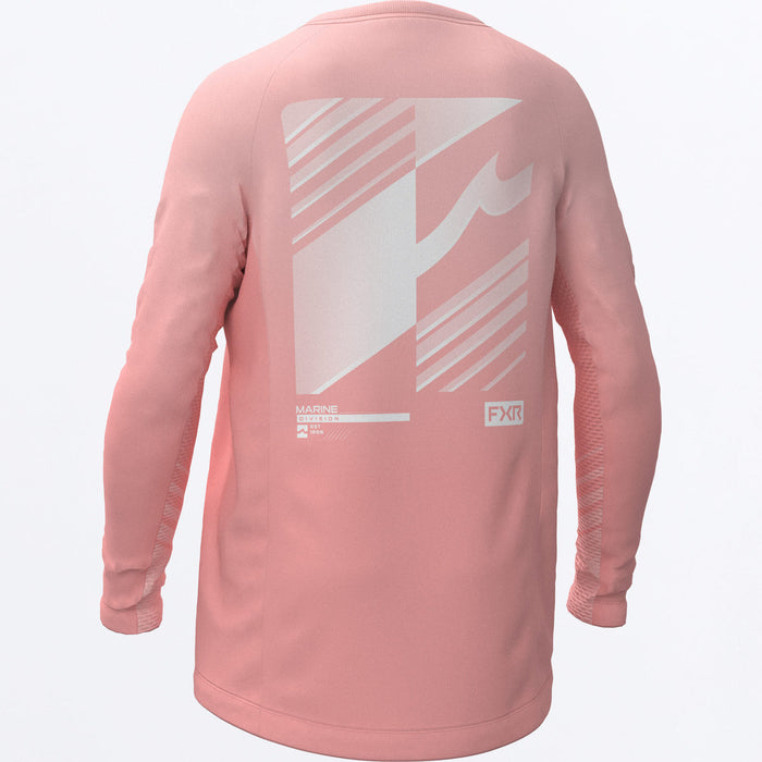 FXR RUSH UPF YOUTH LONGSLEEVE 2025 in Melon