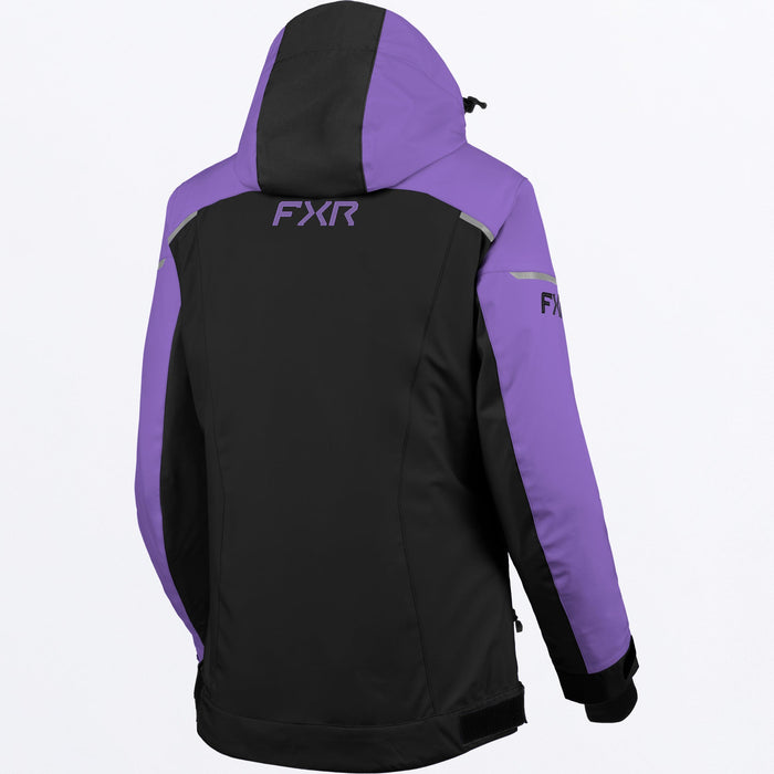 FXR WOMEN'S VELOCITY R-FX 2-IN-1 JACKET in Black Amethyst