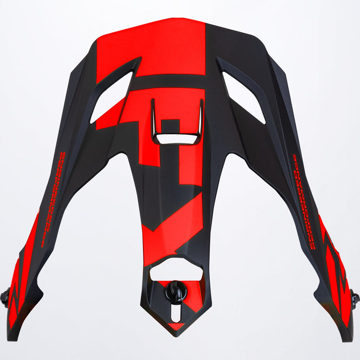 FXR Torque X Team Helmet Peak in Blk/Red 
