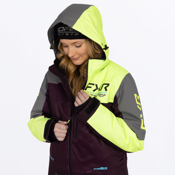 FXR Women's Revo F.A.S.T.™ Monosuit in Plum/TI/Muted Vis
