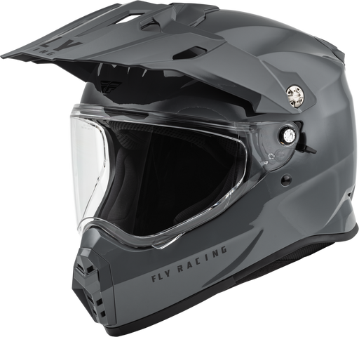 FLY RACING TREKKER SOLID DUAL SPORT HELMET 2026 in Matte Black