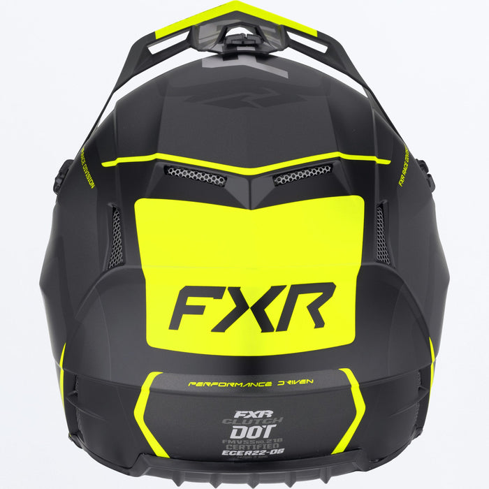 FXR CLUTCH EVO HELMET 2025 - Black/HiVis