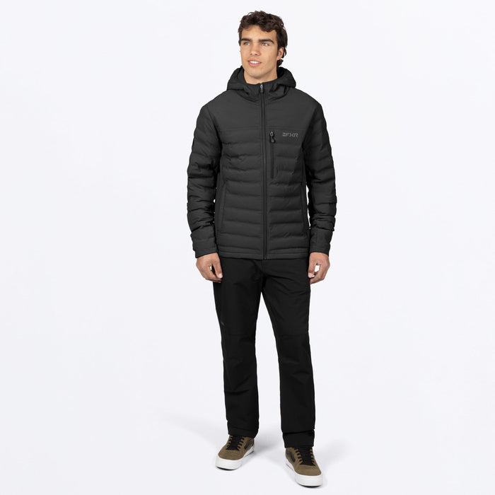 FXR PODIUM WINDPROOF QUILTED JACKET in Black