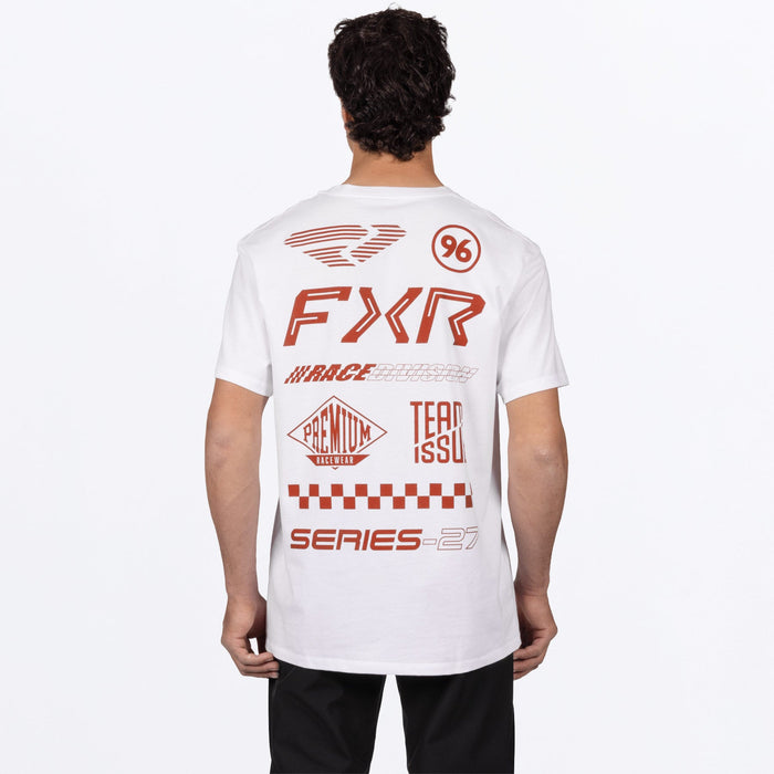 FXR PEDIGREE PREMIUM T-SHIRT in White/Kash