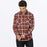 FXR HD FLANNEL SHIRT in Maroon/Navy