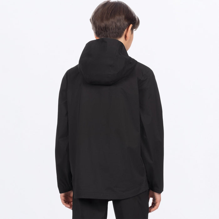 FXR YOUTH YOUTH LIFESTYLE ADVENTURE LITE TRI-LAMINATE JACKET in Black