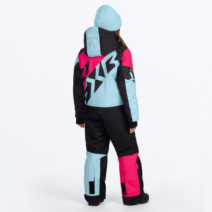 FXR CHILD COLD CROSS CX MONOSUIT 2025 - Maui Blue/Razz