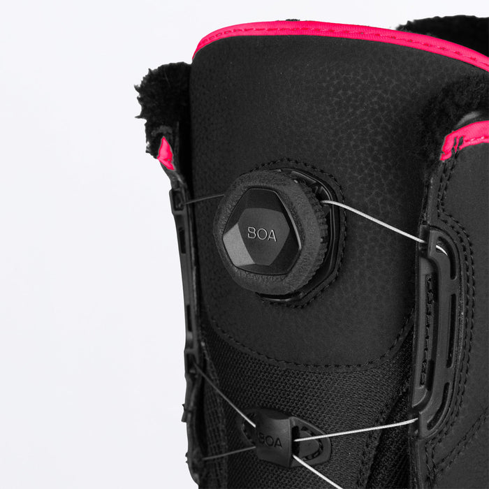 FXR X-CROSS PRO BOA BOOT inBlack/Razz