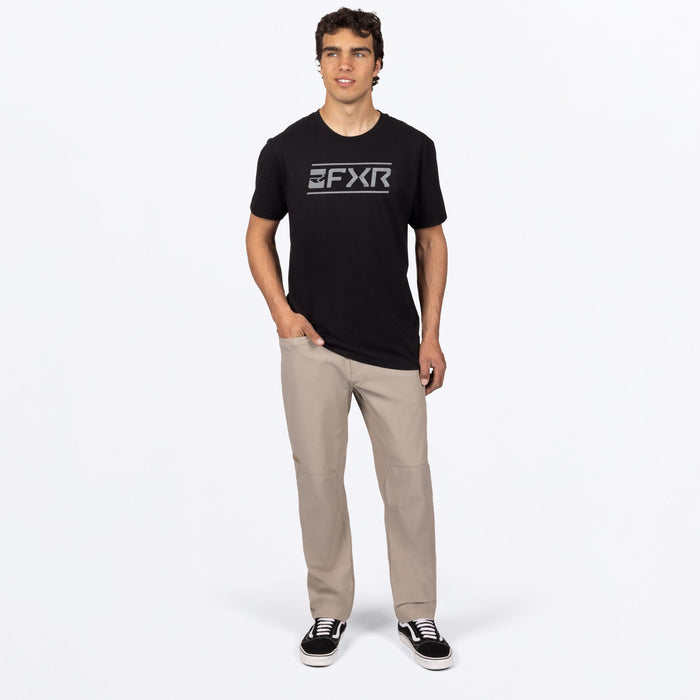 FXR VICTORY PREMIUM T-SHIRT in Black/Grey
