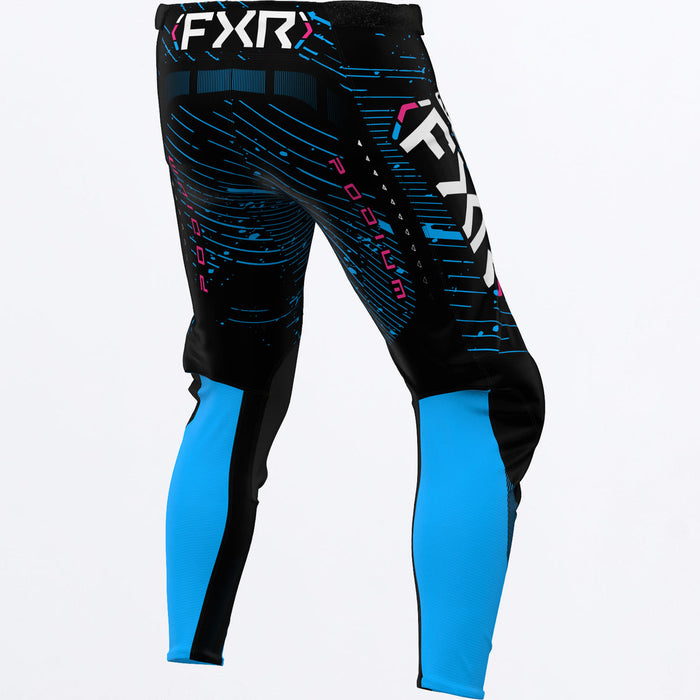 FXR PODIUM PANTS 2025 in Black/Cyan/Pink