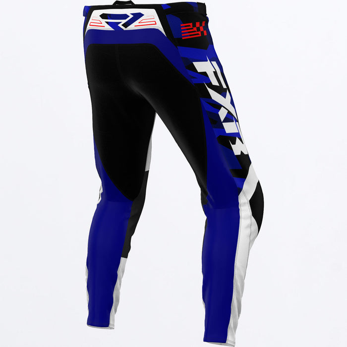 FXR CLUTCH YOUTH PANTS 2025 in Blue Camo/Red