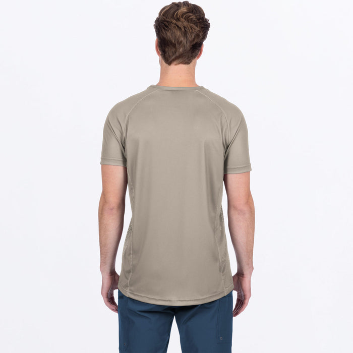 FXR ATTACK UPF T-SHIRT 2025 in Stone/Asphalt