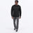 FXR MITERED COTTON CREWNECK SWEATSHIRT in Black Ops