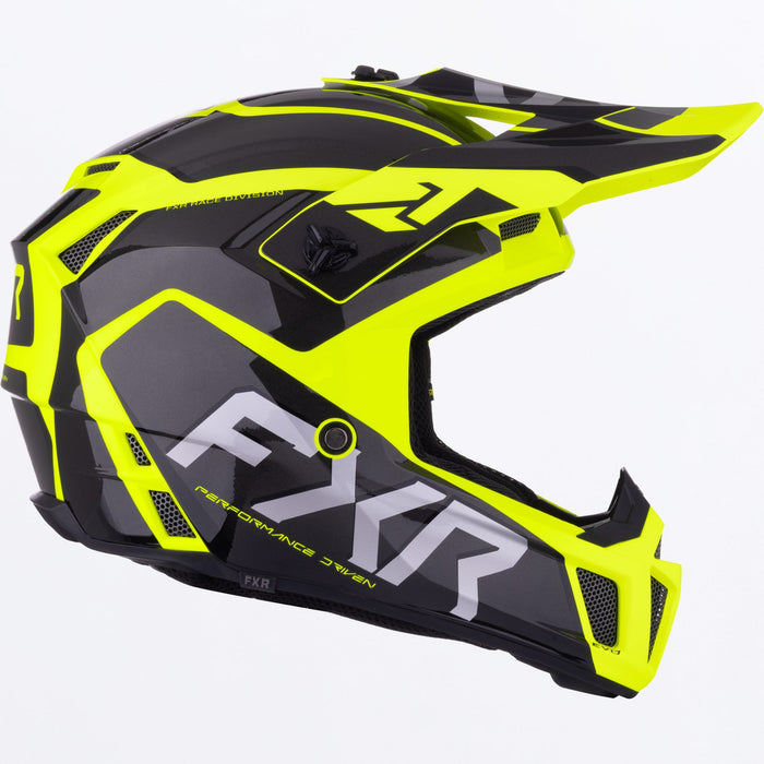 FXR YOUTH CLUTCH EVO HELMET 2025 - Black/HiVis