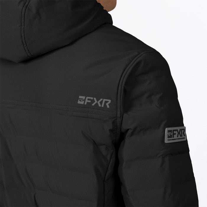 FXR PODIUM WINDPROOF QUILTED JACKET in Black