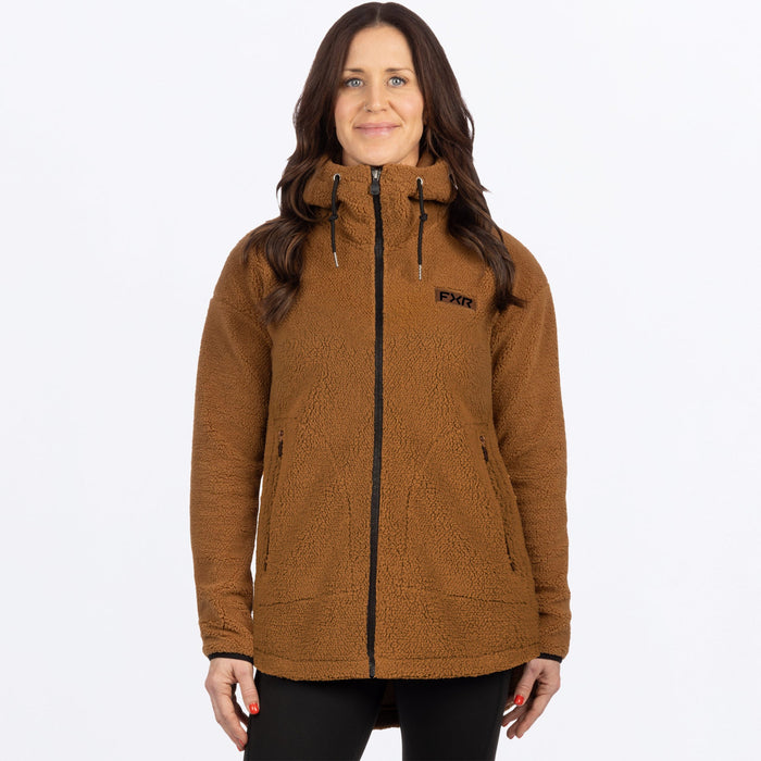 FXR SAPPHIRE SHERPA WOMEN'S JACKET 2025 - Copper/Black
