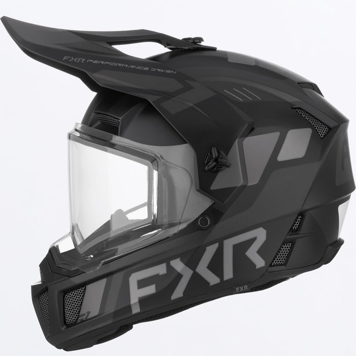 FXR YOUTH CLUTCH X HELMET 2025 - Black Ops