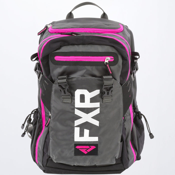 FXR Ride Pack in Black/Charcoal/Fuchsia